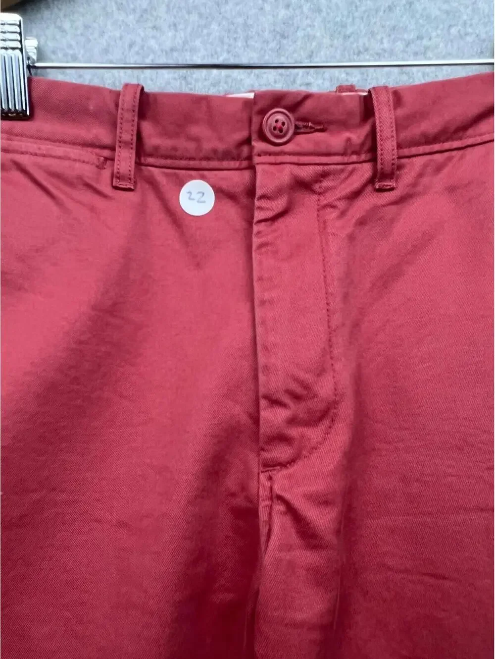 J Crew Chino Pants Mens 30 x 32 Coral Pink Classic Casual Summer Colorful